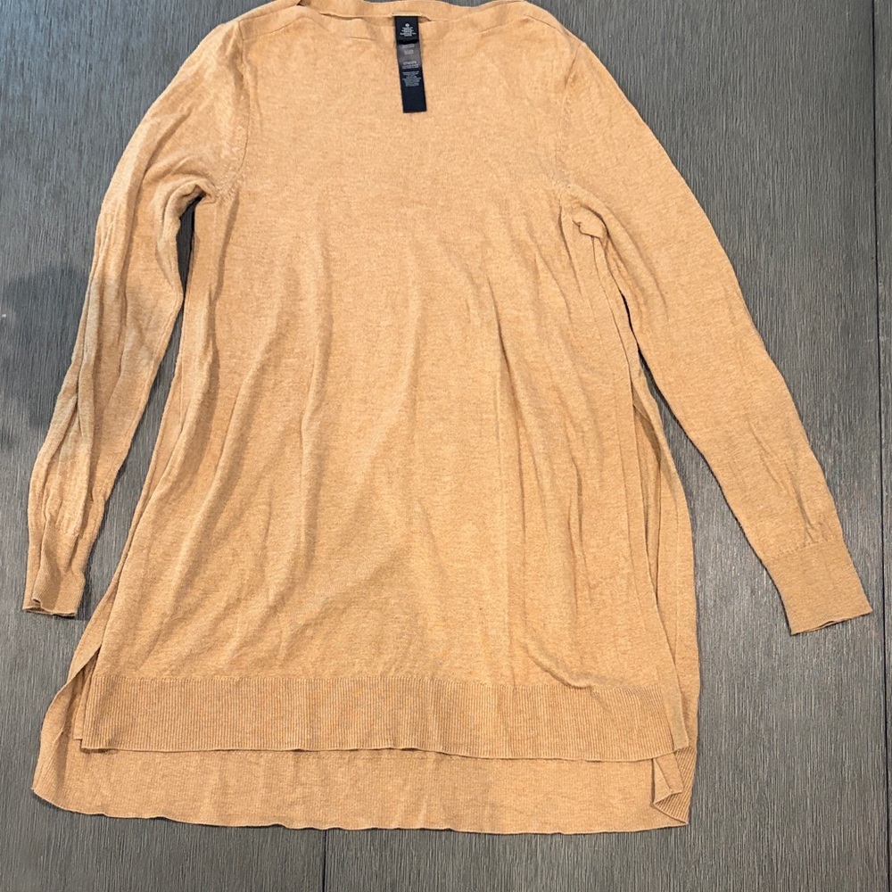Chico's Black Label Camel Brown Crew Neck women’s Sweater size 0